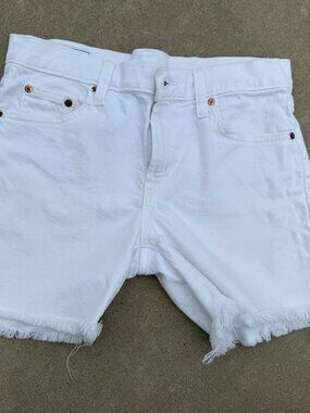 Gap White Denim Short, Size 4